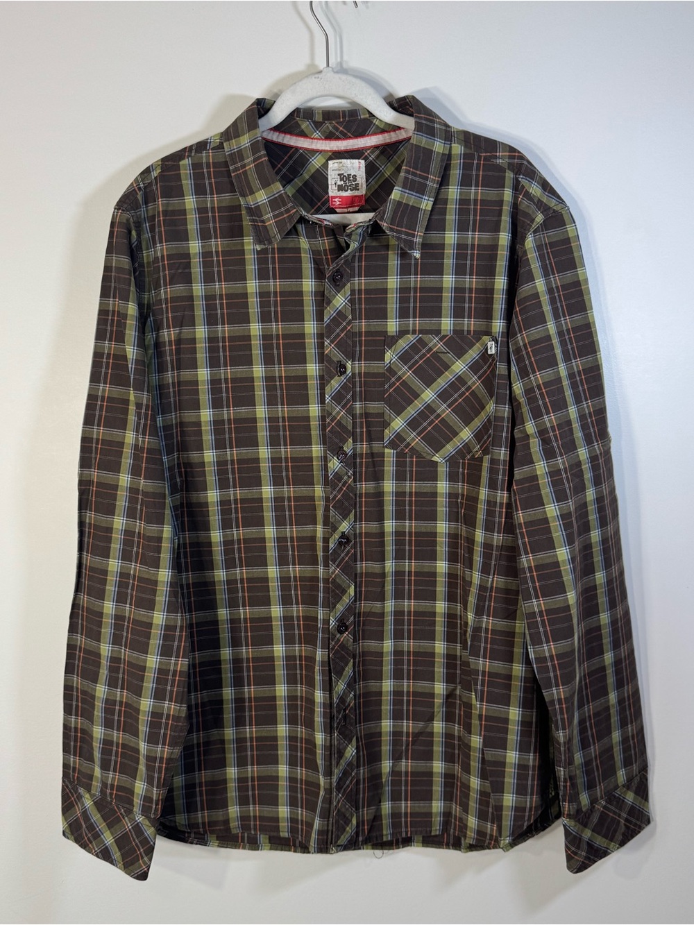 Toes on the Nose Mens Long Sleeve Button Down